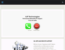Tablet Screenshot of ajf-technologies.com